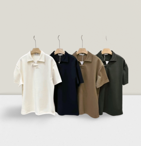 LOOSE FIT POLO SHIRT image