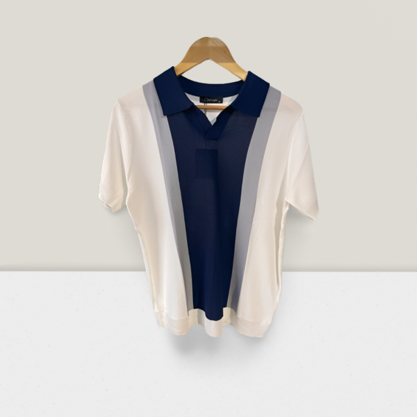 POLO EN MAILLE STRUCTURÉE image