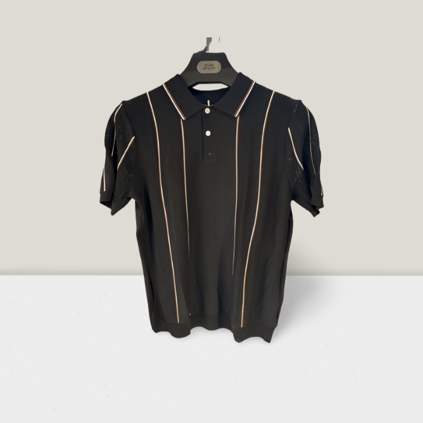 POLO EN MAILLE STRUCTURÉE image