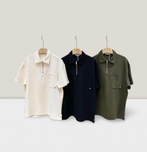 LOOSE FIT POLO T-SHIRT image